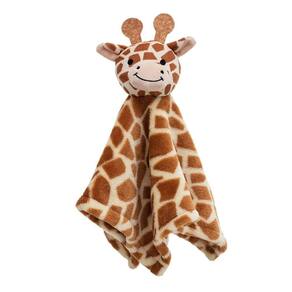 Naninha Infantil Animaizinhos Pelúcia Girafinha 3D 36x36 - Loani