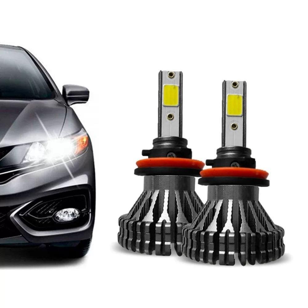 Kit Lampadas Super Led V2F H1 H3 H4 H7 H8 H11 H13 H27 HB3 HB4 6000k Branca