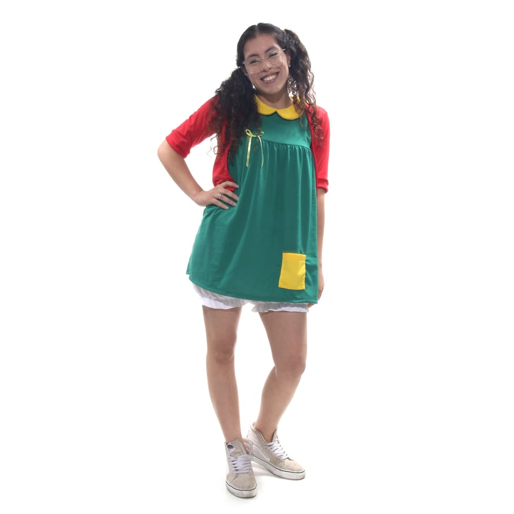 Fantasia Chiquinha Adulto Roupa Oficial Turma Do Chaves