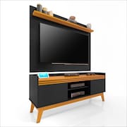 Rack ripado 2 Portas com Painel para TV 50 Polegadas Astúrias 136cm