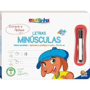Escolinha Escreva E Apague Ii: Letras Minusculas