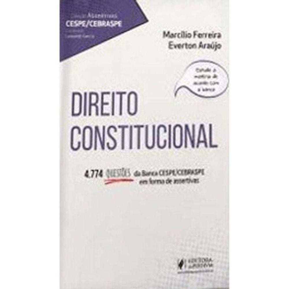 Assertivas Cespe - Direito Constitucional (2019)