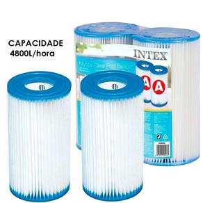 Cartucho P/Filtro Piscina Intex Pacote C/Duas Unidades 29002