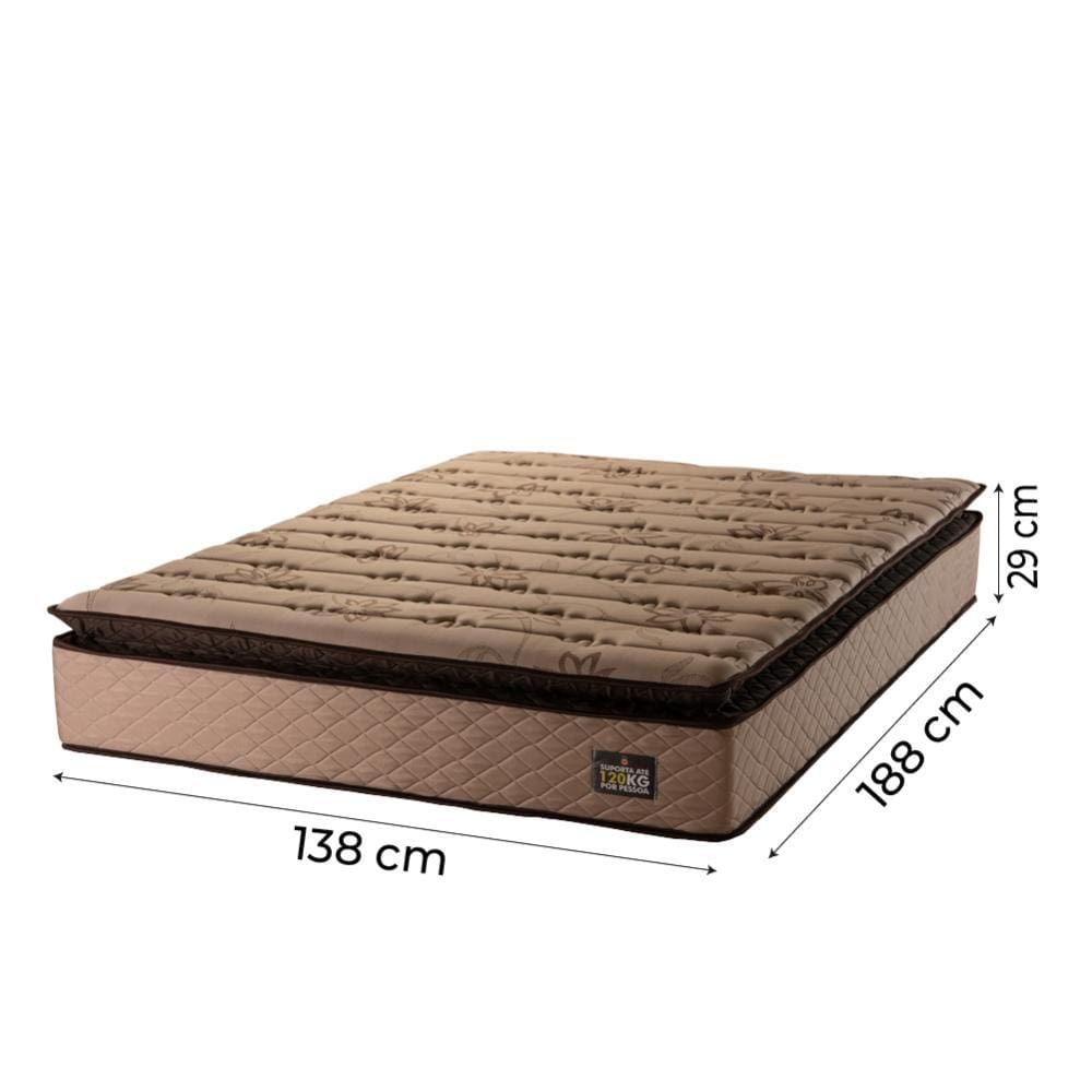 Colchão Casal Espuma D33 Pillow Top | Casas Bahia