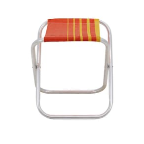 Banqueta Praia Tramontina Fiji Assento Laranja e Amarelo
