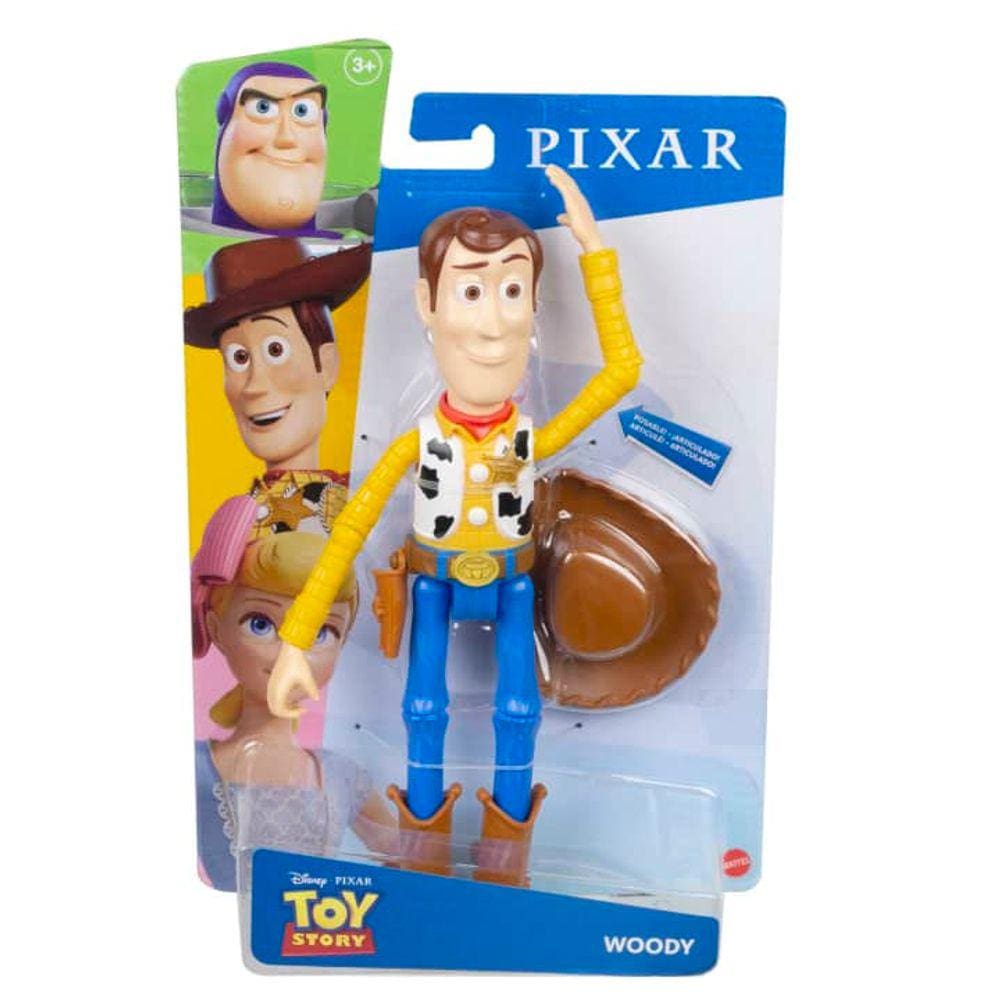 Boneco woody articulado 24cm toy story 4 gdp65 mattel