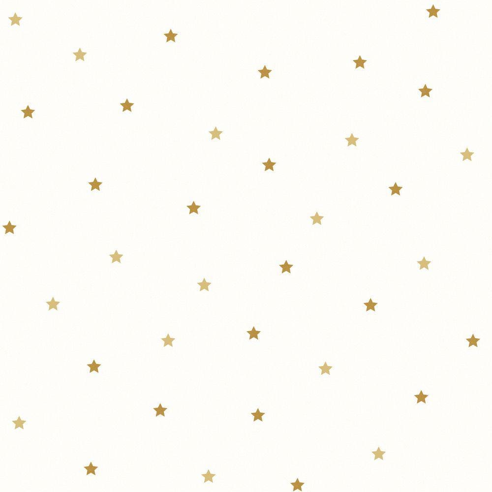 Papel de Parede Fofura Baby Estrelas Marrom FF4048