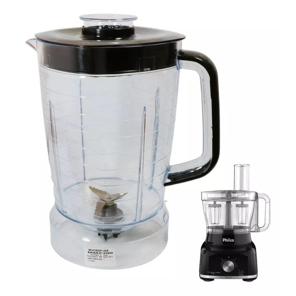 Copo De Liquidificador Philco Multi. Pmp1600 9 Em 1 Preto