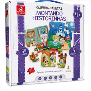 Quebra-Cabeca Montando Historinhas 2129 Brincadeira De Crianca