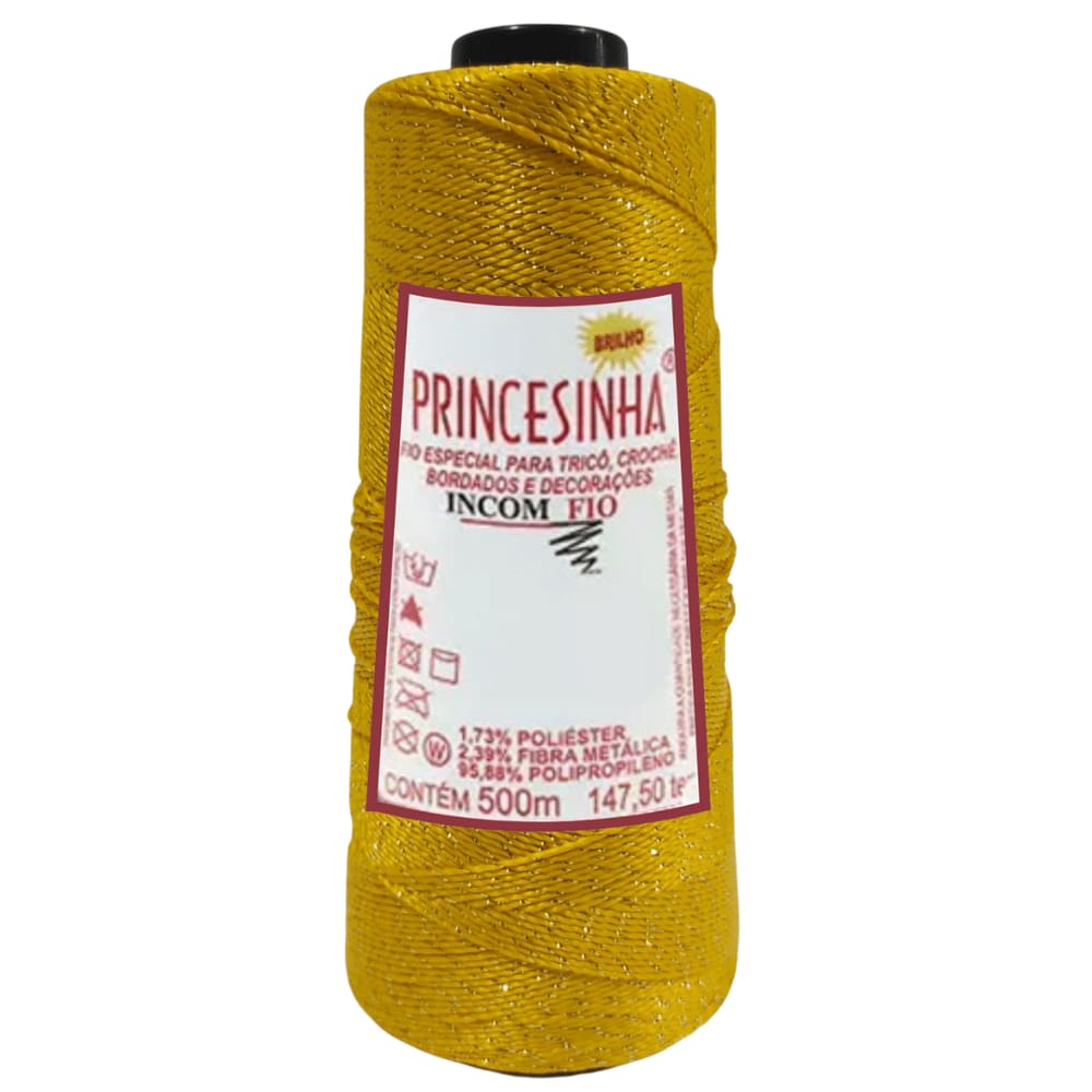 Fio Incomfio Princesinha Brilho - 500m - 100g