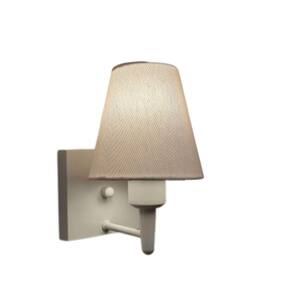 Arandela Quadrada Md-2034 Branco Cúpula Cone Branco