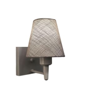 Arandela Quadrada Md-2034 Cinza Cúpula Cone Rustico Cinza
