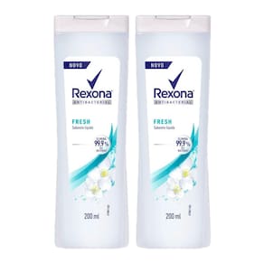 Kit Sabonete Líquido Rexona Antibacterial Fresh 250ml - 2 unidades
