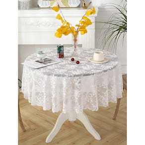 Toalha de Mesa 1,40m - Redonda de Renda - 140 cm - PANAMI