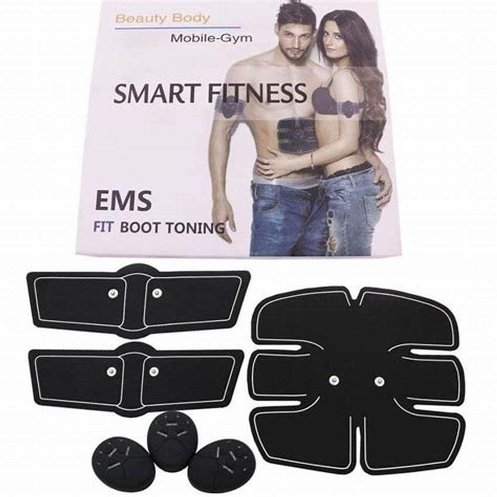 Cinta Tonificador Muscular Abdominal Eletrica 6 Pack Ems 3 Em 1