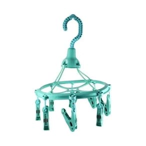 Varal Oval com 8 Prendedores - Multiuso Apartamento - Varal Calcinha Cueca Meia Roupa - PANAMI
