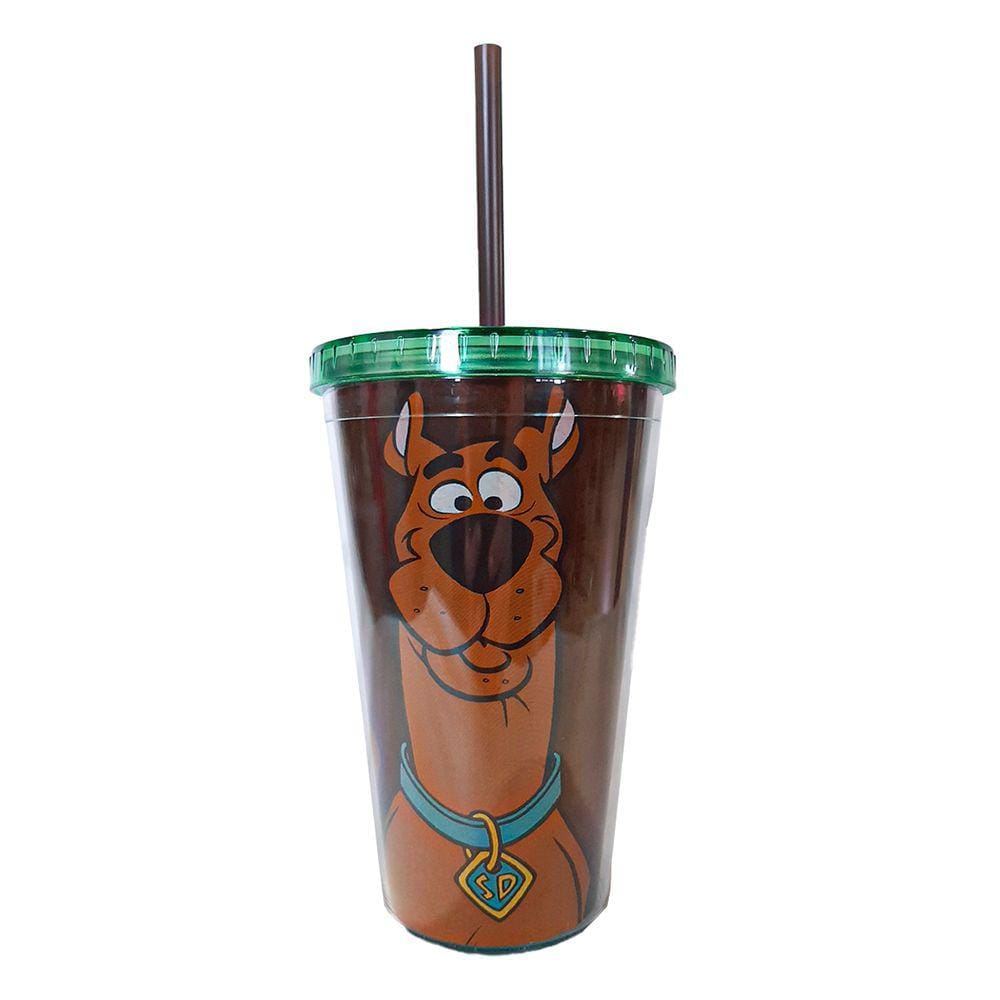 Copo com Canudo Scooby Doo - 550ml