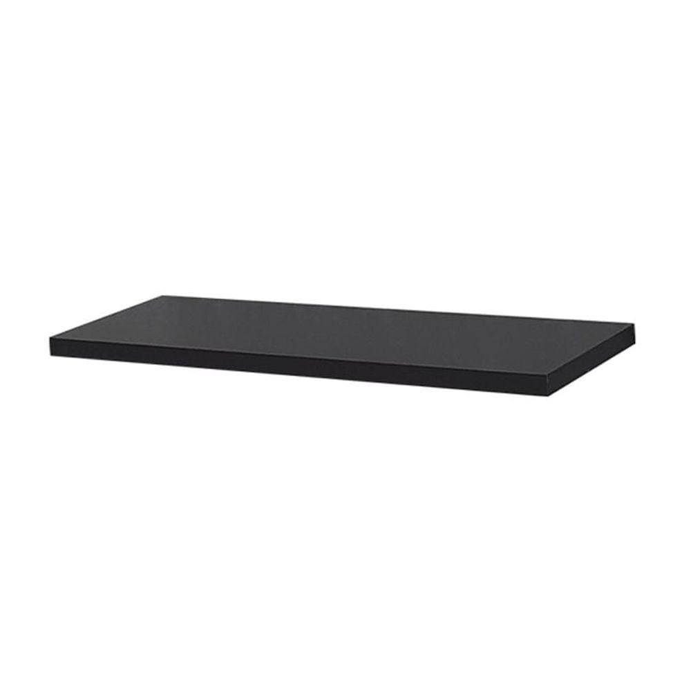Prateleira Preta 60x20cm Com Suporte Invisível