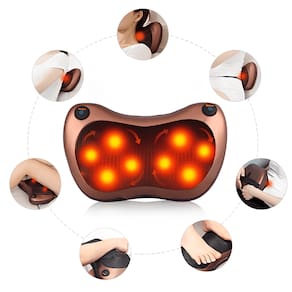 Almofada Massageadora Movimentos Shiatsu Infravermelho Bivolt