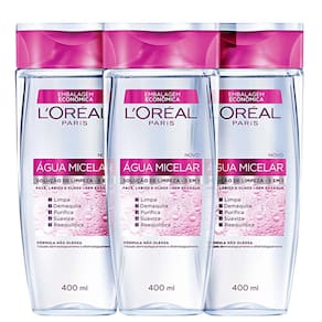 Kit L`Oréal Paris Dermo Expertise Água Micelar (3 prods)