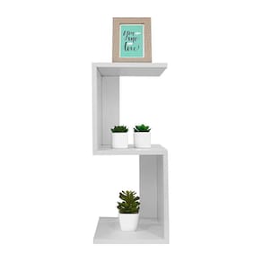 Mesa de Cabeceira S Branco 60 x 25cm