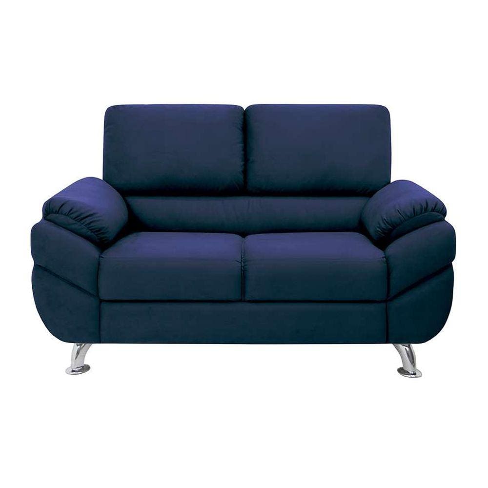 Sofá azul padrão, retrátil, reclinável e mais Casas Bahia