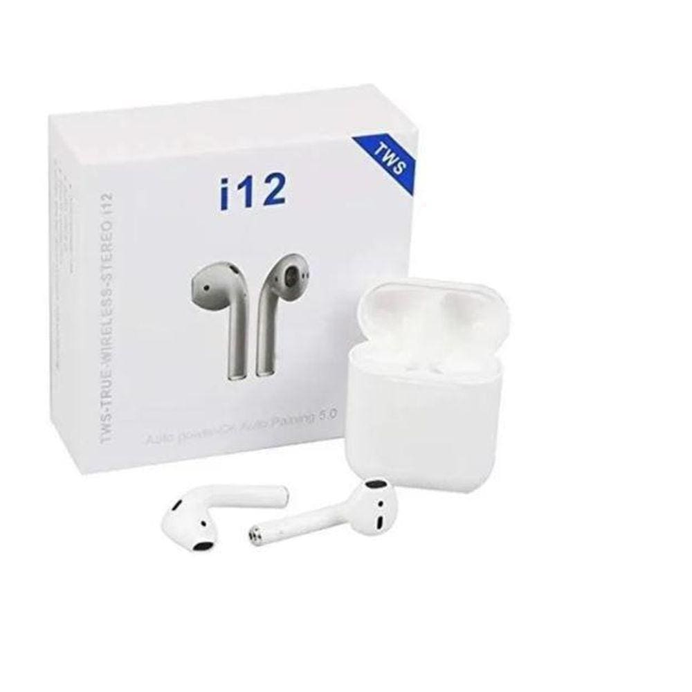 Fone De Ouvido Sem Fio I12 Bluetooth 5.0 Touch