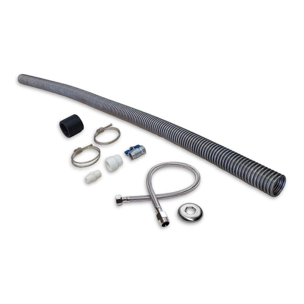 Kit de Instalação Flexível em Aço Inox de 1.1/2” para Gerador de Vapor - Sodramar