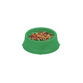 Comedouro Para Cães E Gatos Redondo De Plastico