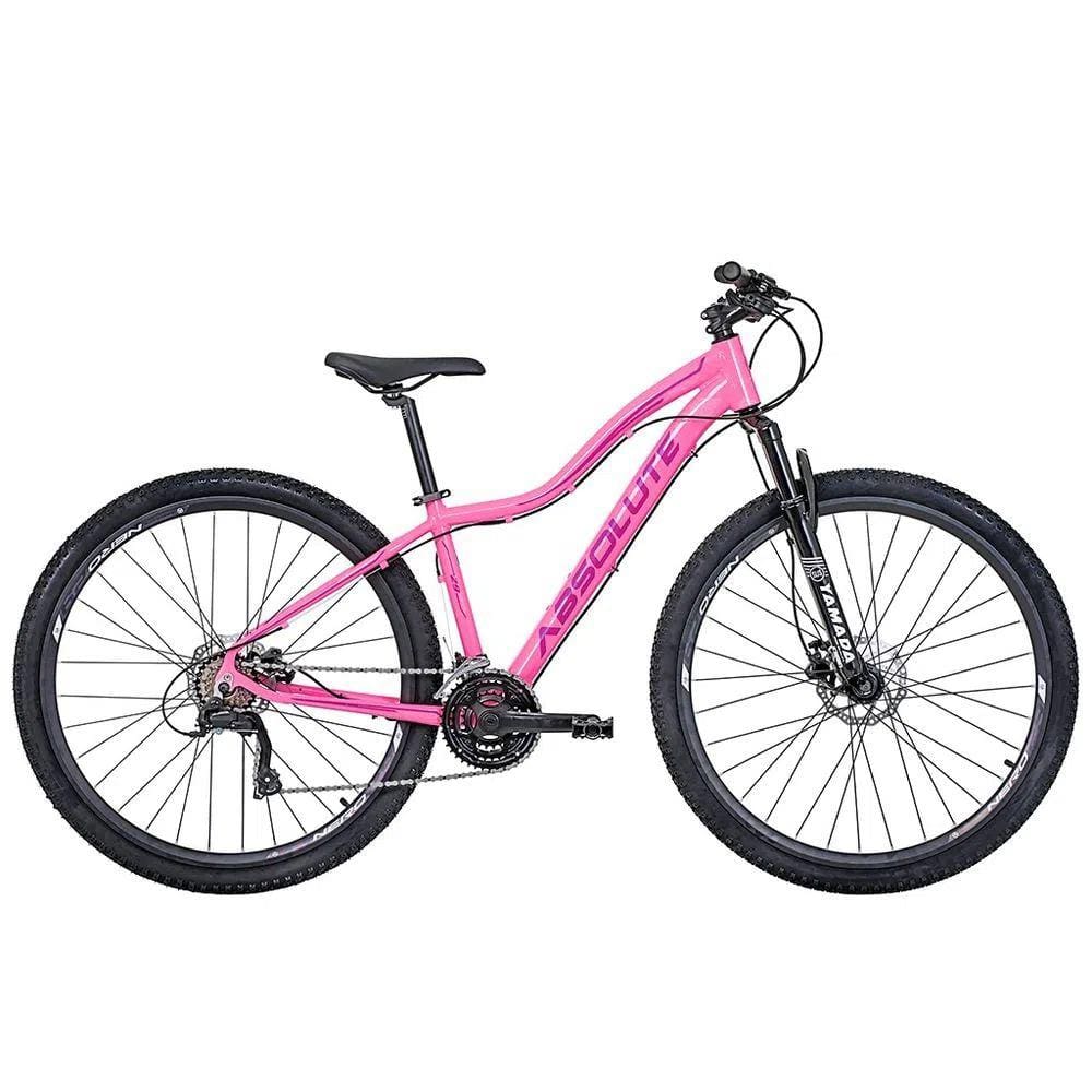 Bicicleta Absolute Hera Aro 29 Quadro 15 Alumínio Rosa 21V .