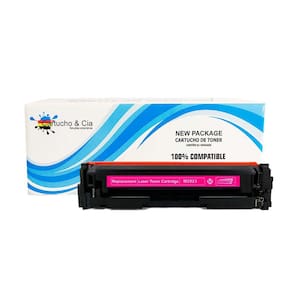 Toner Compatível Com Hp W2023a 414A M454dw M454dn M479fdw M479dw M479fdn Magenta Sem Chip 2.100 Páginas - Cartucho & Cia