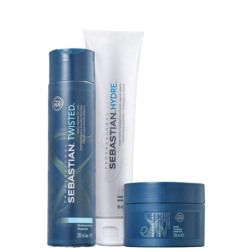 Kit Sebastian Professional Twisted + Hydre (3 Produtos)