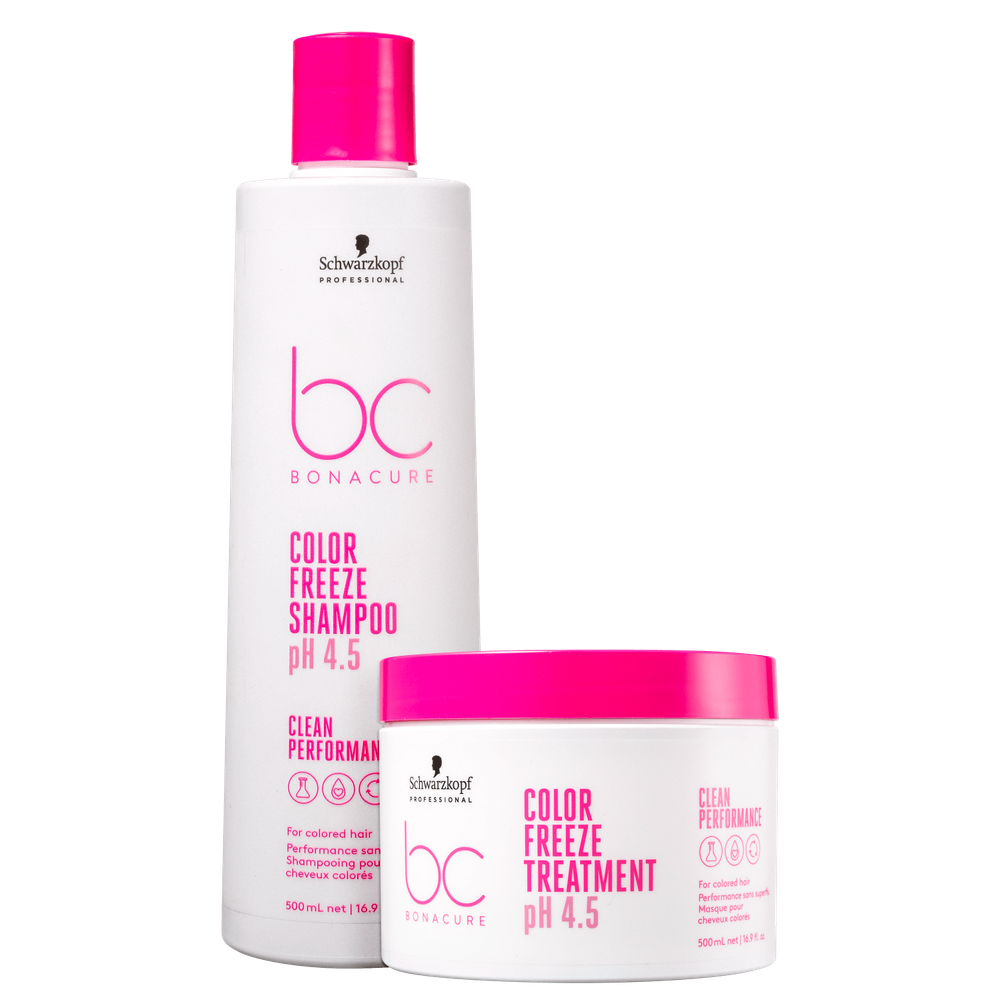 Kit Schwarzkopf Professional BC Bonacure Clean Performance Color Freeze Profissional (2 Produtos)