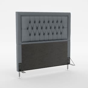 Cabeceira Antares 160 para Cama Queen Sued Cinza Aradecor