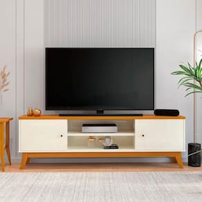 Rack para Tv até 75 Polegadas 2 Portas Itália 180cm