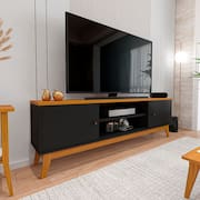 Rack para Tv até 75 Polegadas 2 Portas Itália 180cm