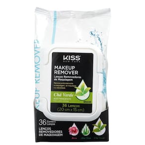 Kiss New York Chá Verde - Lenço Demaquilante 200g
