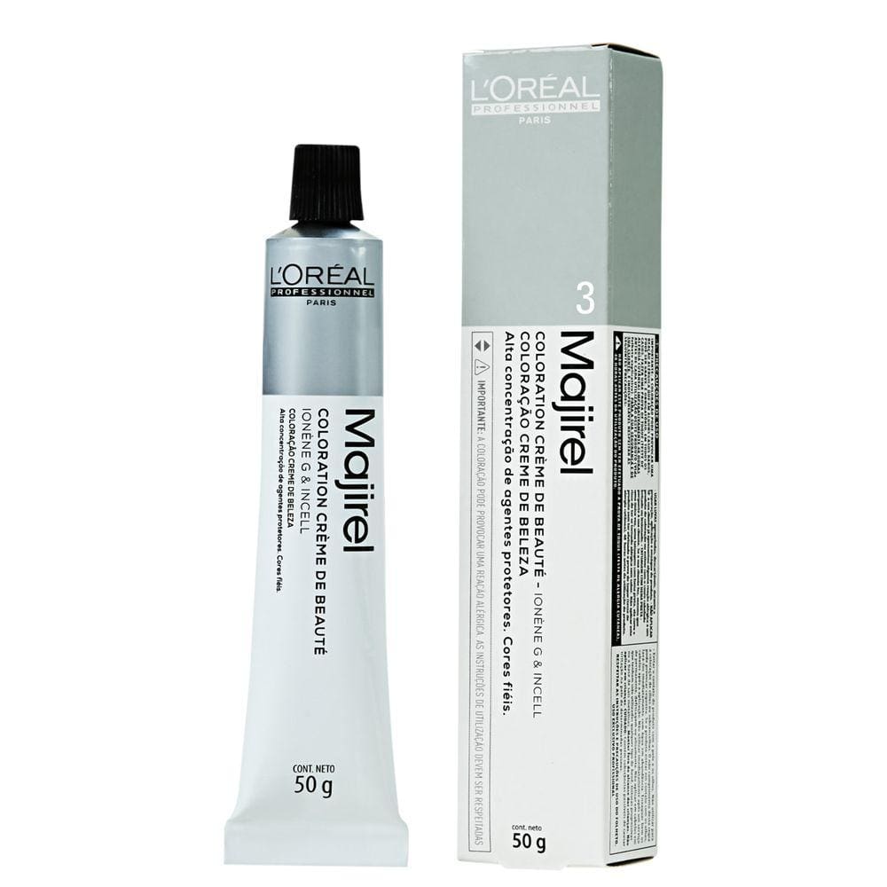 L`Oréal Majirel 3 Castanho Escuro - Coloração 50g BLZ