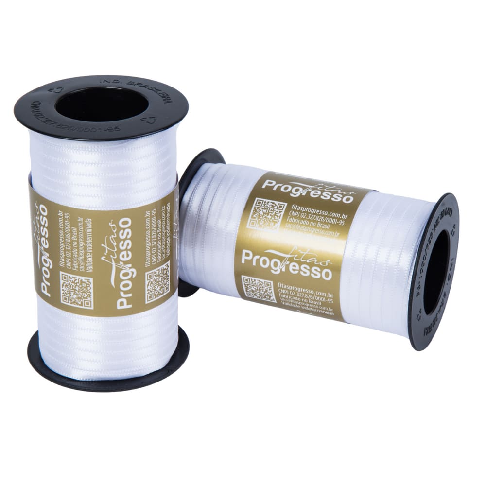 Fita de Cetim Dupla Face Fitas Progresso T900/000 - 4mm - 100m
