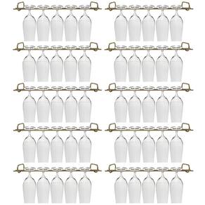 Conjunto 10 Organizadores Suportes De Taças 42cm Porta Taças Retos
