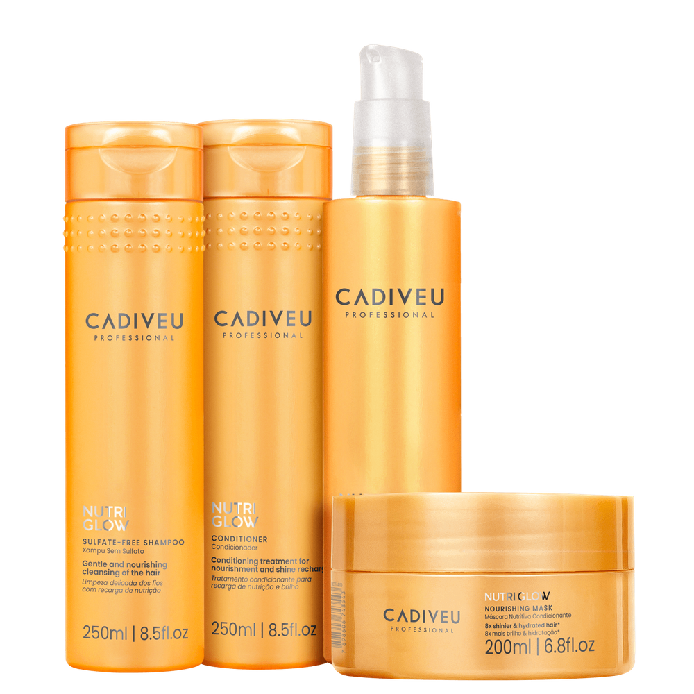 Kit Cadiveu Professional Nutri Glow Quatre (4 Produtos)