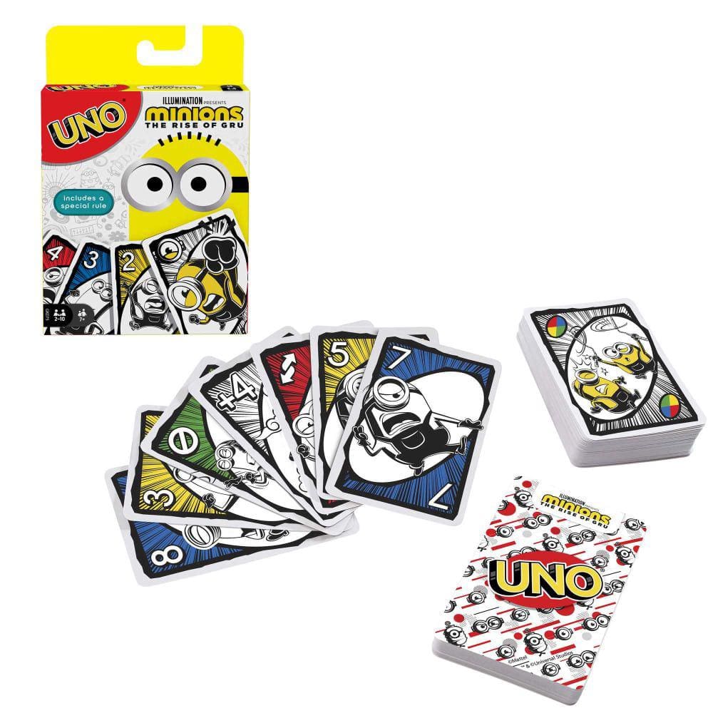 Uno jogo de cartas minimalista 11cm mattel