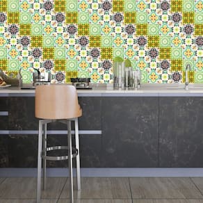 Papel De Parede Adesivo Lavável Cozinha 3 Metros