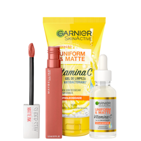 Kit Beleza na Web Superstay Matte Ink & Matte Vitamina C (3 Produtos)