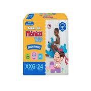 Fralda Turma Da Mônica Baby Shortinho Jumbo XXG - 24 Unidades | Até 12 Horas De Absorção