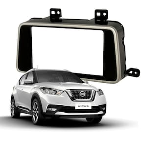 Moldura 2 Din Painel Nissan Kicks 2016 à 2021 Fiamon