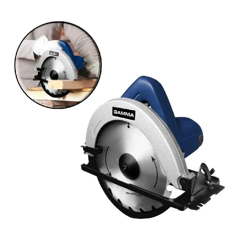 Serra Circular Elétrica Hobby 1050w 185mm Gh1301 Gamma