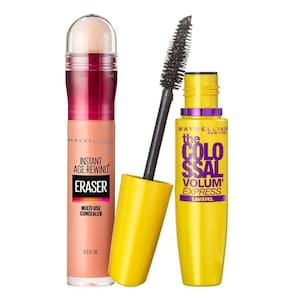 Kit Maybelline The Colossal Eraser 140 Honey (2 Produtos)