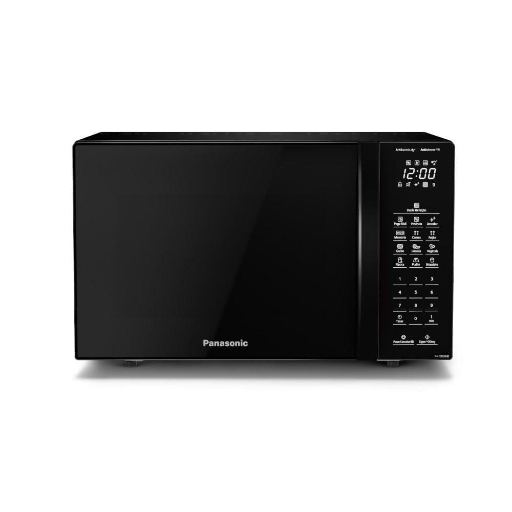 Microondas Panasonic Dupla Refeição 34L Black | Casas Bahia