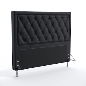 Cabeceira Centaurus 140 Modulada Estofada N-022 Veludo Aradecor